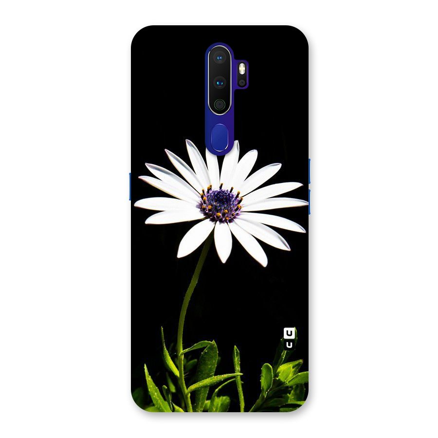 Flower White Spring Back Case for Oppo A9 (2020)