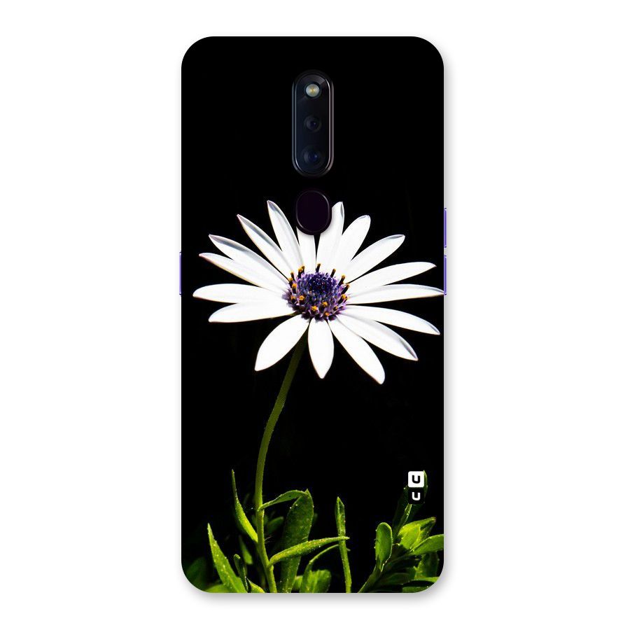 Flower White Spring Back Case for Oppo F11 Pro
