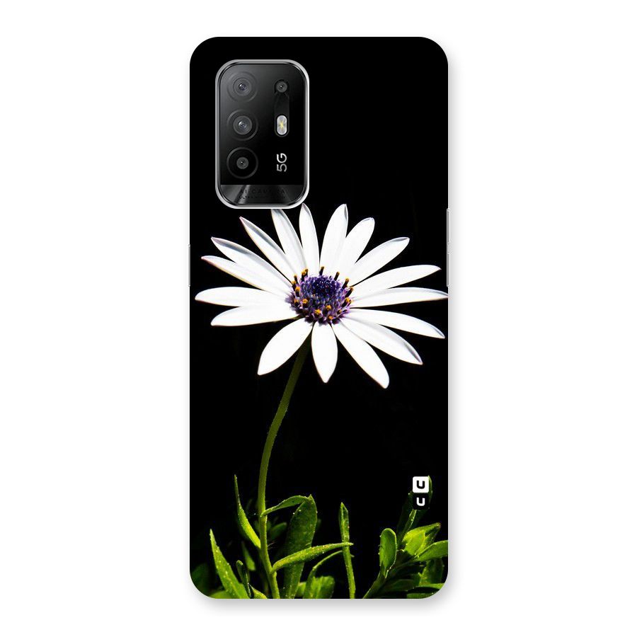 Flower White Spring Back Case for Oppo F19 Pro Plus 5G