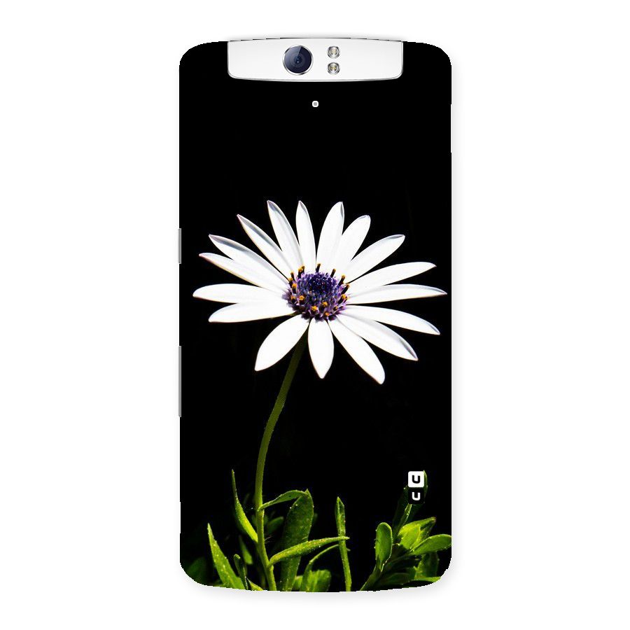 Flower White Spring Back Case for Oppo N1