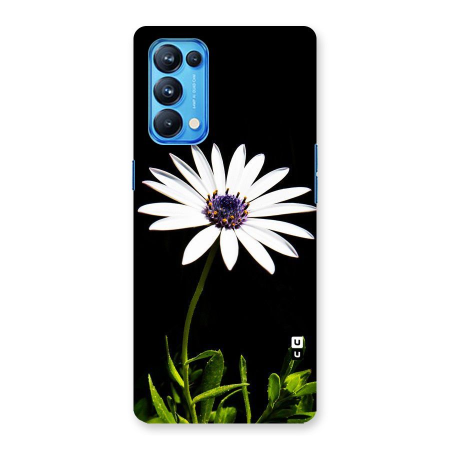 Flower White Spring Back Case for Oppo Reno5 Pro 5G