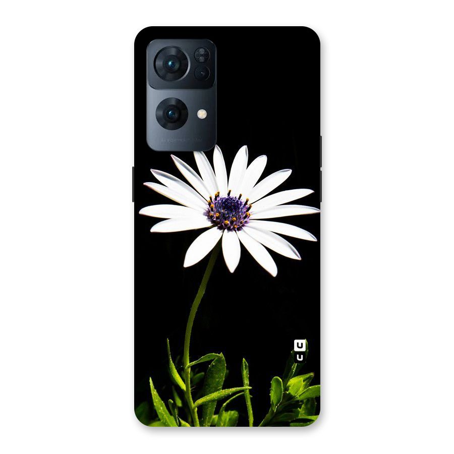 Flower White Spring Back Case for Oppo Reno7 Pro 5G