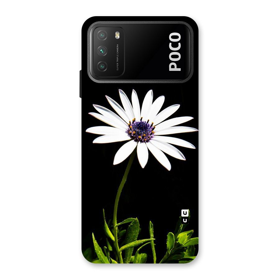 Flower White Spring Back Case for Poco M3