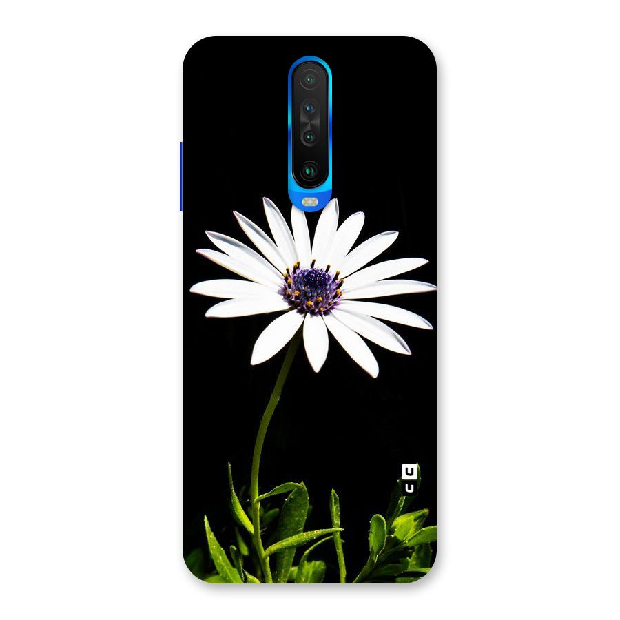 Flower White Spring Back Case for Poco X2
