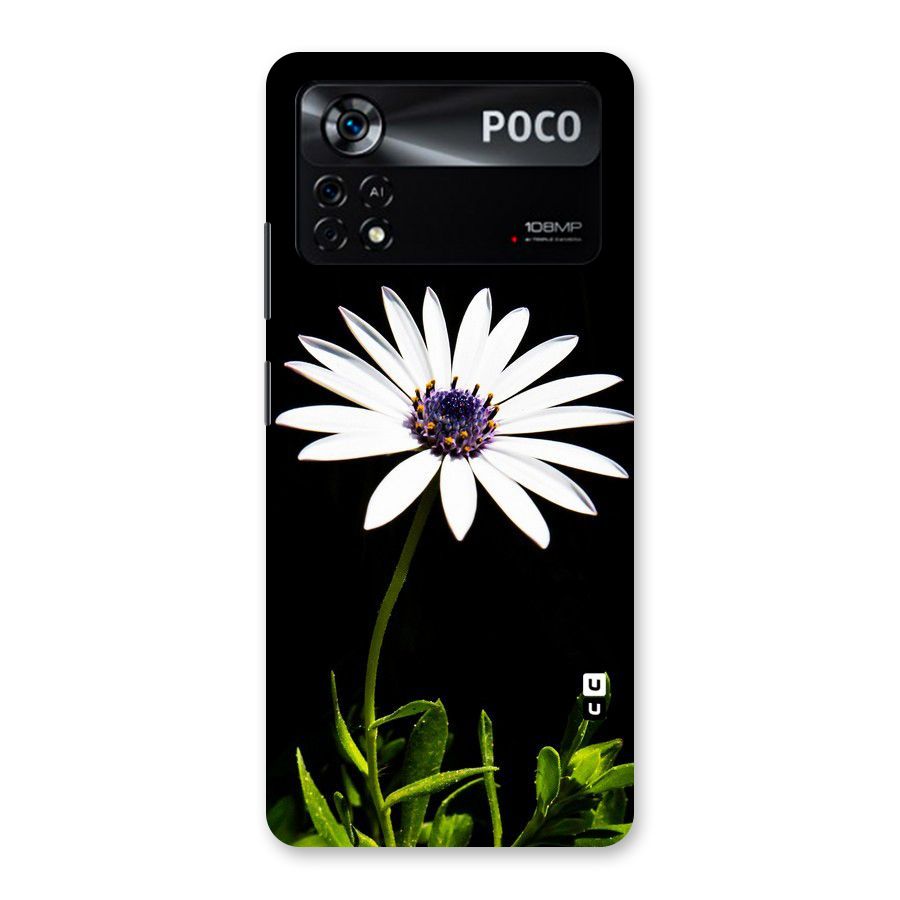 Flower White Spring Back Case for Poco X4 Pro 5G