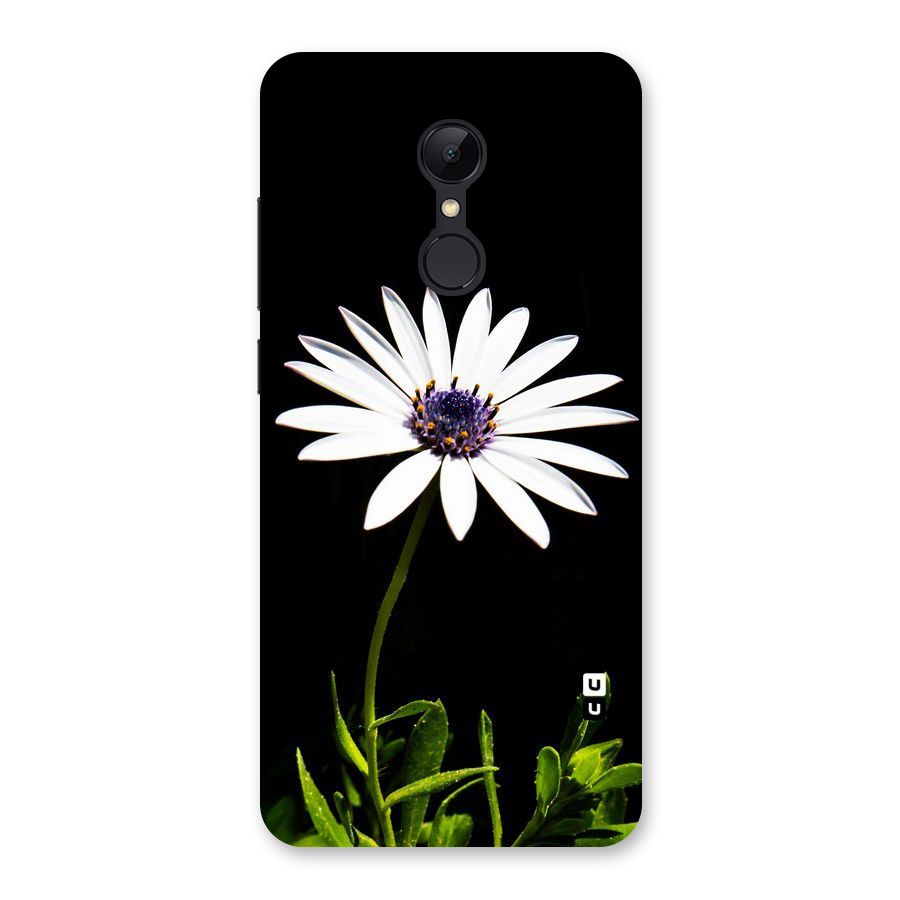 Flower White Spring Back Case for Redmi 5