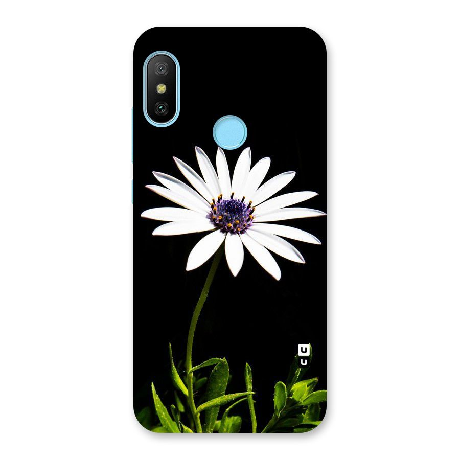 Flower White Spring Back Case for Redmi 6 Pro