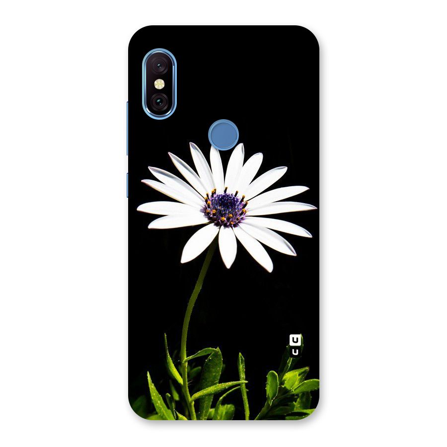 Flower White Spring Back Case for Redmi Note 6 Pro