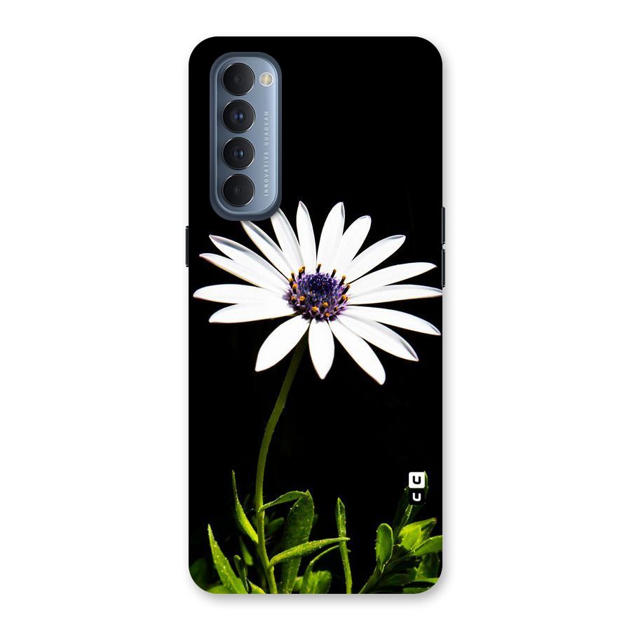 Flower White Spring Back Case for Reno4 Pro