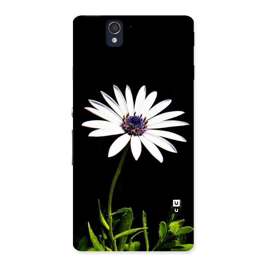 Flower White Spring Back Case for Sony Xperia Z