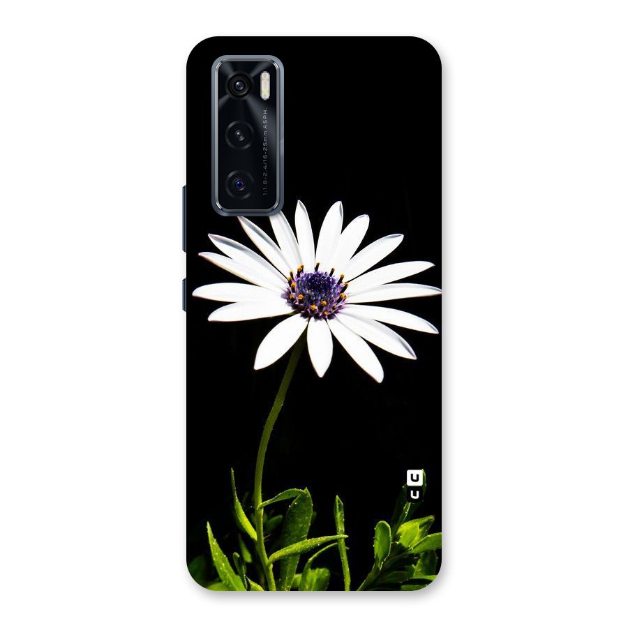 Flower White Spring Back Case for Vivo V20 SE