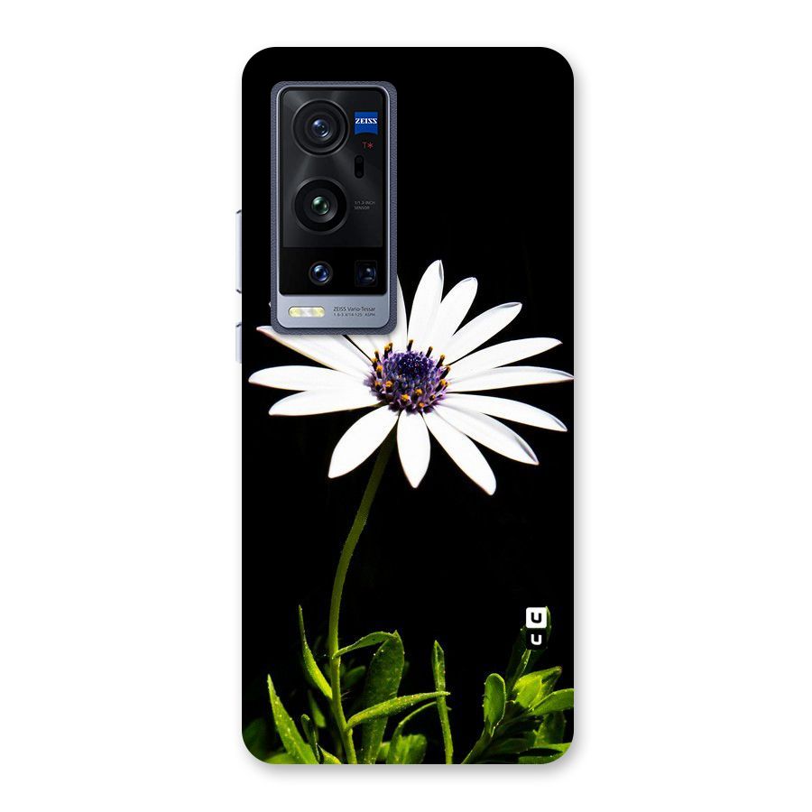 Flower White Spring Back Case for Vivo X60 Pro Plus