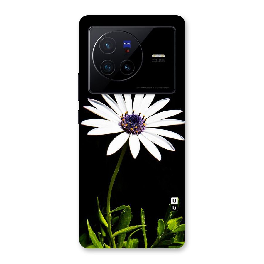 Flower White Spring Back Case for Vivo X80
