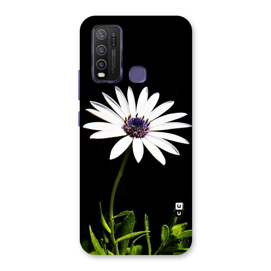 Flower White Spring Back Case for Vivo Y50