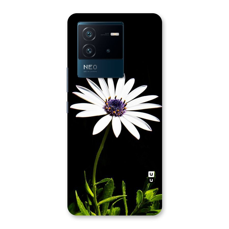 Flower White Spring Back Case for Vivo iQOO Neo 6 5G