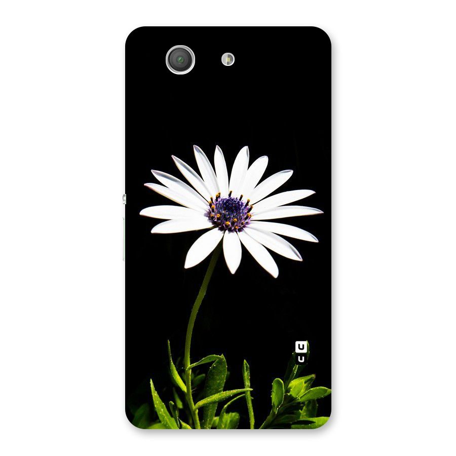 Flower White Spring Back Case for Xperia Z3 Compact