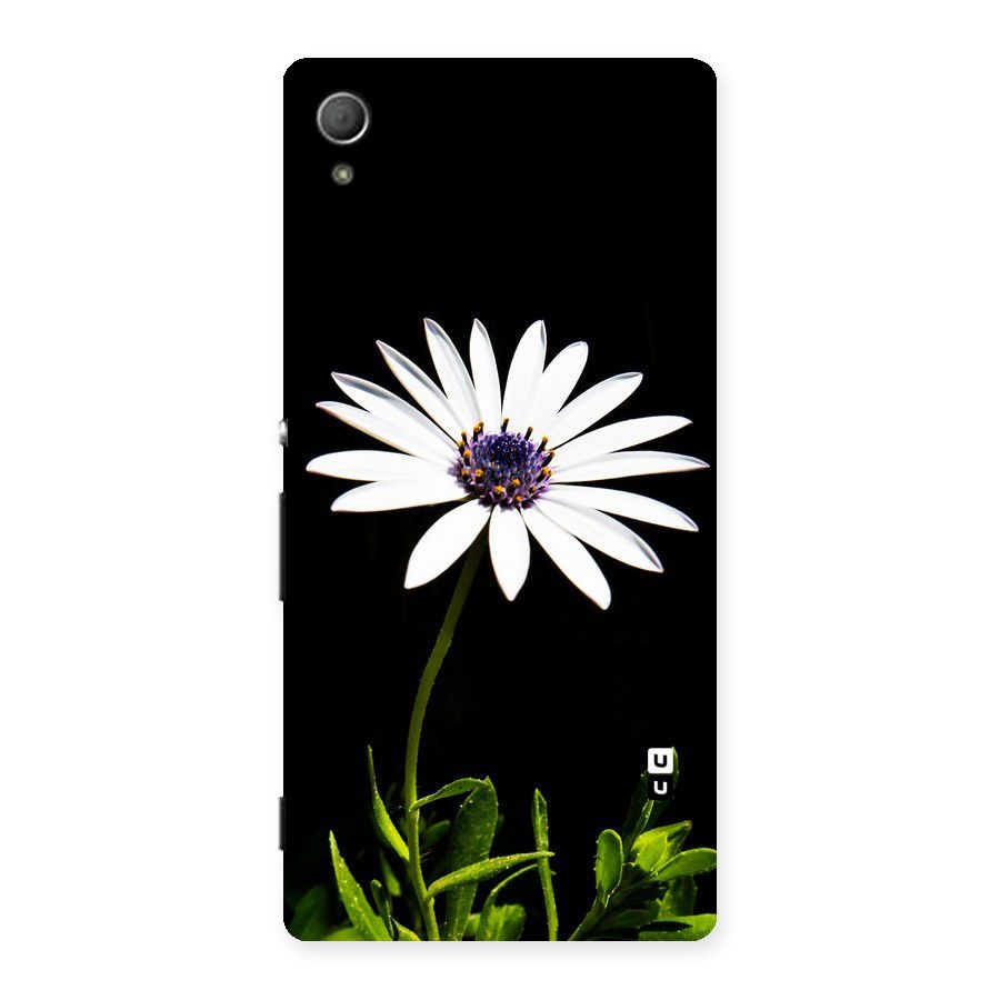Flower White Spring Back Case for Xperia Z4