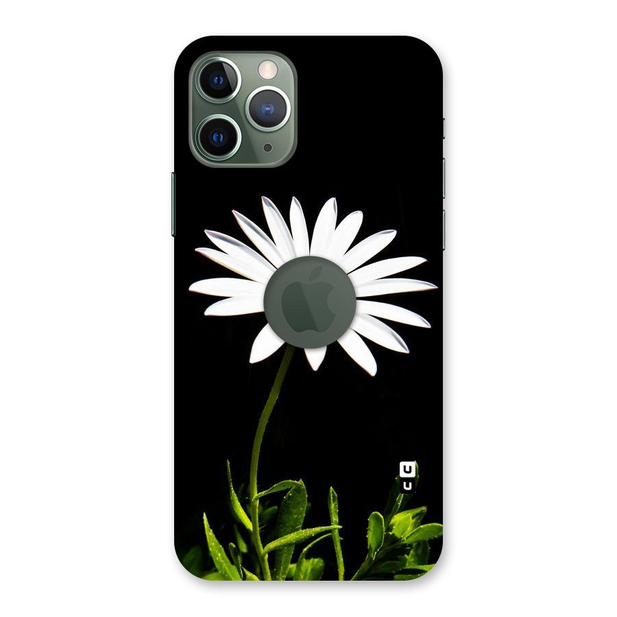 Flower White Spring Back Case for iPhone 11 Pro Logo  Cut