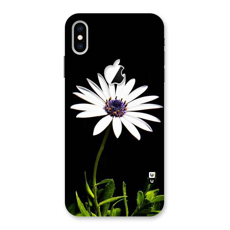 Flower White Spring Back Case for iPhone XS Max Apple Cut