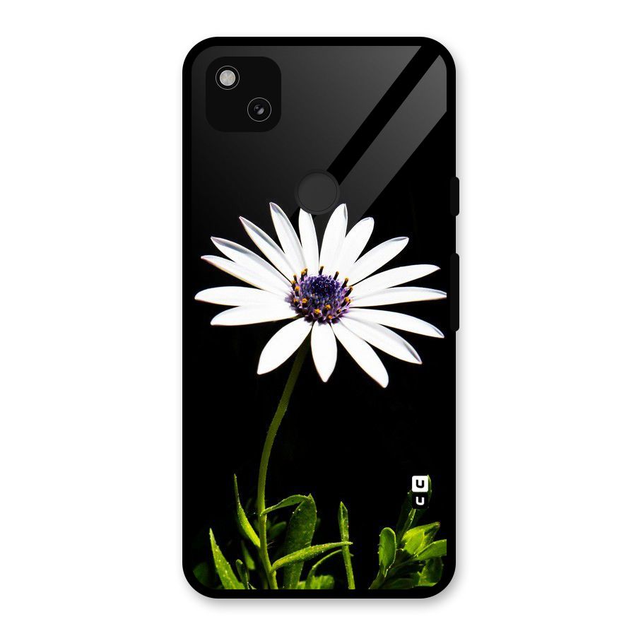 Flower White Spring Glass Back Case for Google Pixel 4a