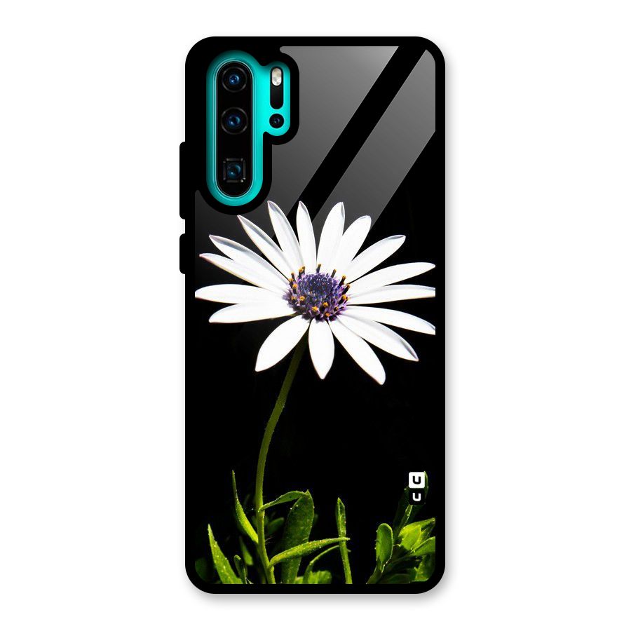 Flower White Spring Glass Back Case for Huawei P30 Pro