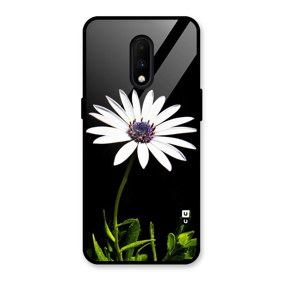 Flower White Spring Glass Back Case for OnePlus 7