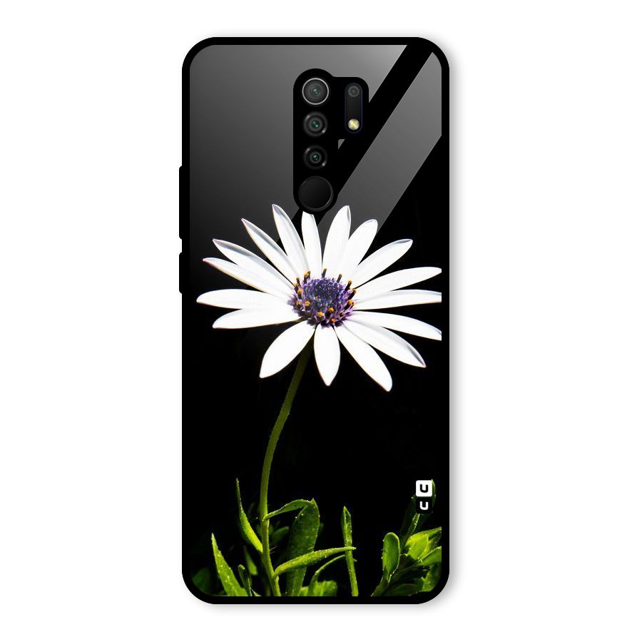 Flower White Spring Glass Back Case for Poco M2