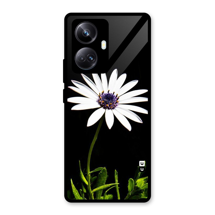 Flower White Spring Glass Back Case for Realme 10 Pro Plus