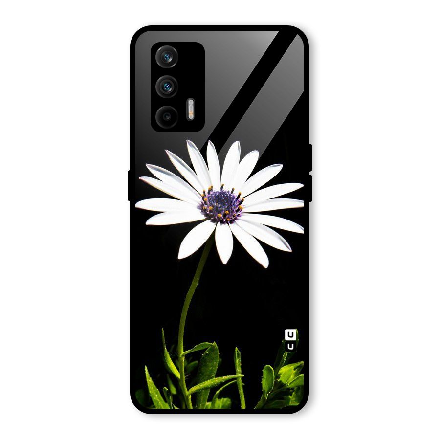 Flower White Spring Glass Back Case for Realme GT 5G