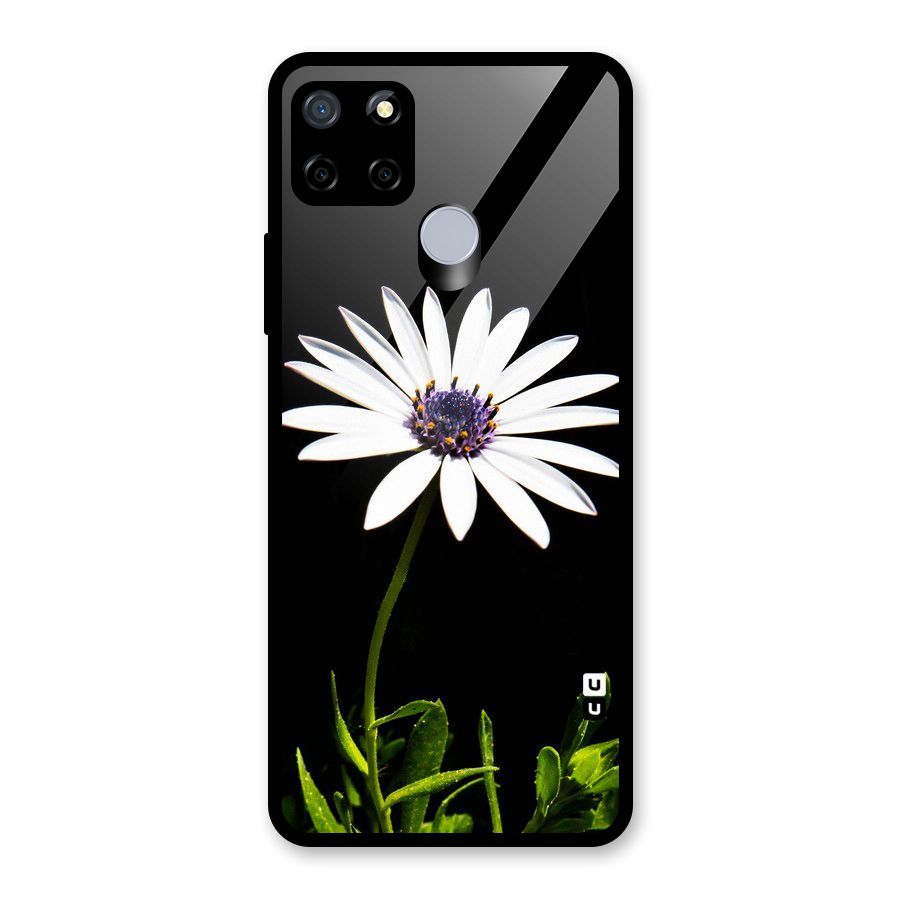 Flower White Spring Glass Back Case for Realme Narzo 20