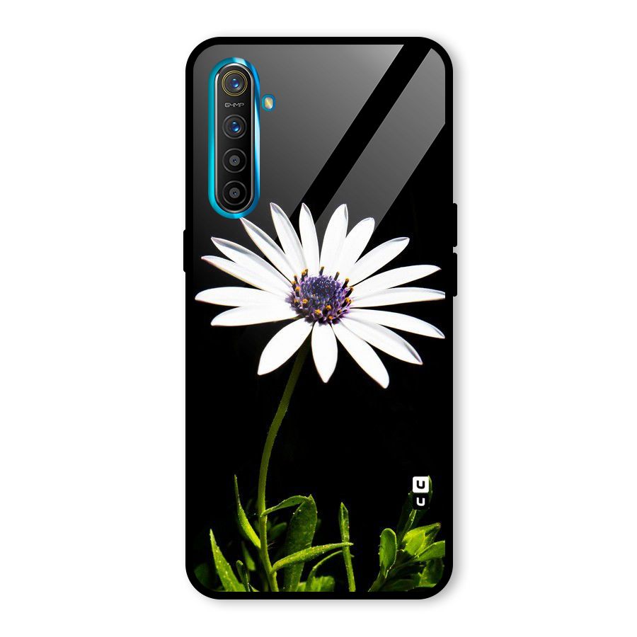 Flower White Spring Glass Back Case for Realme X2
