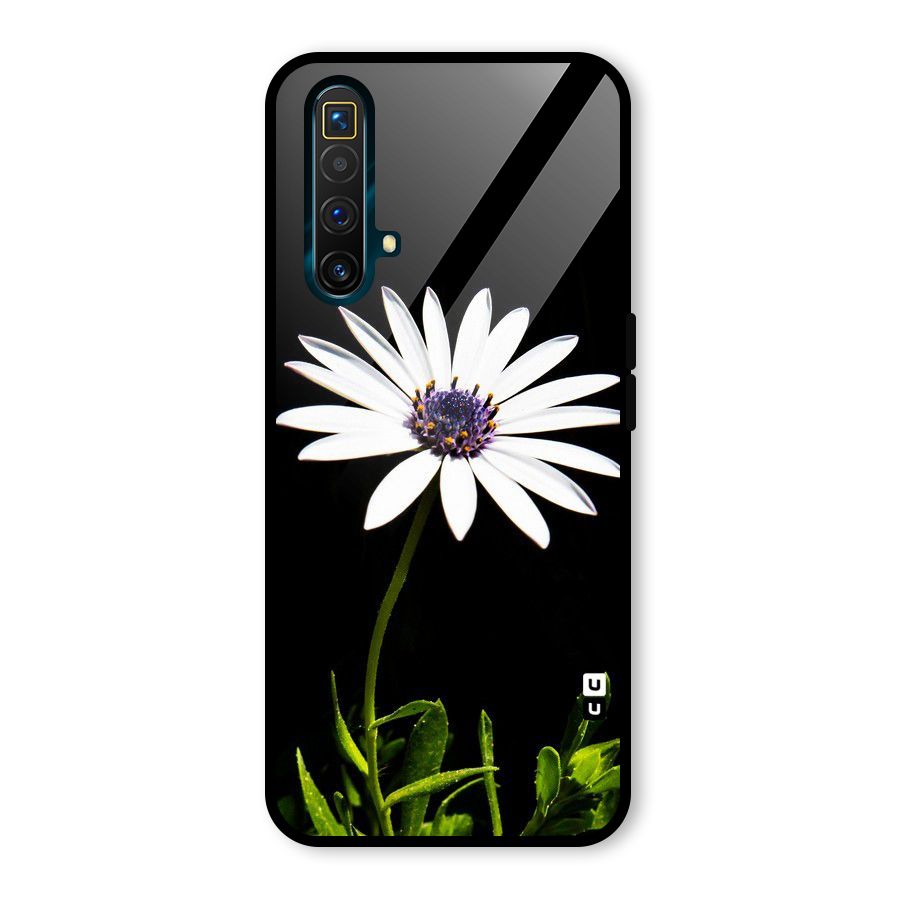 Flower White Spring Glass Back Case for Realme X3
