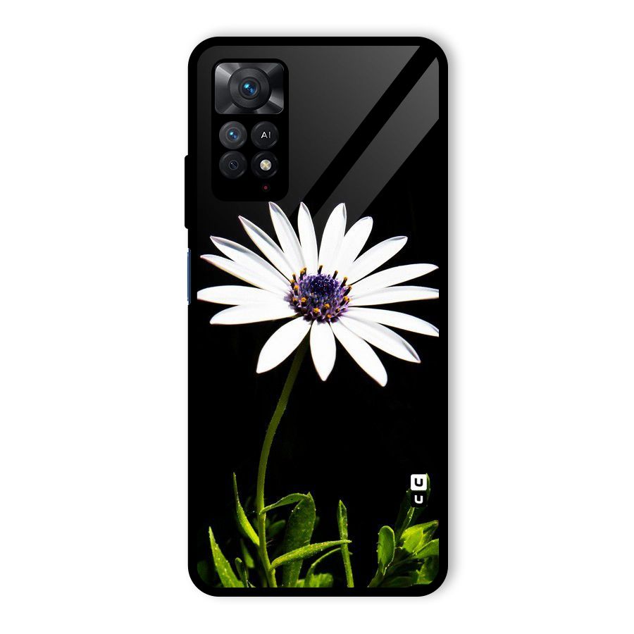 Flower White Spring Glass Back Case for Redmi Note 11 Pro