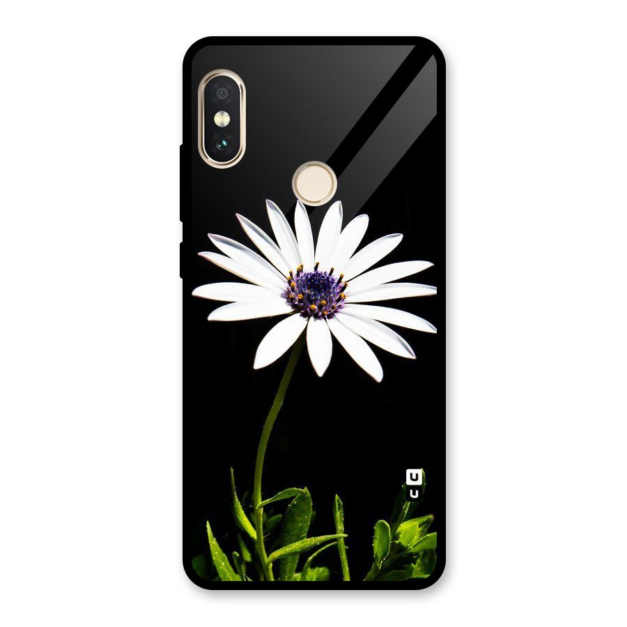 Flower White Spring Glass Back Case for Redmi Note 5 Pro