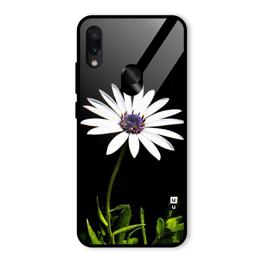 Flower White Spring Glass Back Case for Redmi Note 7 Pro
