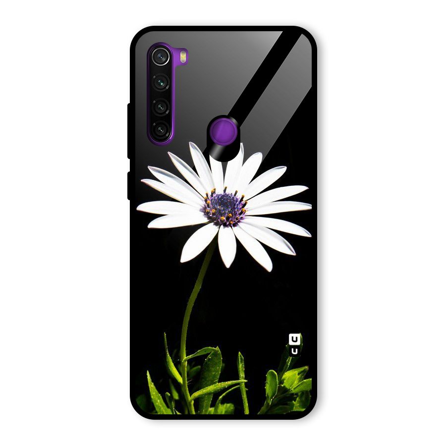 Flower White Spring Glass Back Case for Redmi Note 8