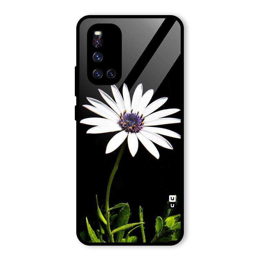 Flower White Spring Glass Back Case for Vivo V19