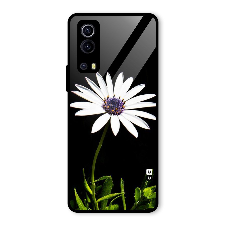 Flower White Spring Glass Back Case for Vivo iQOO Z3