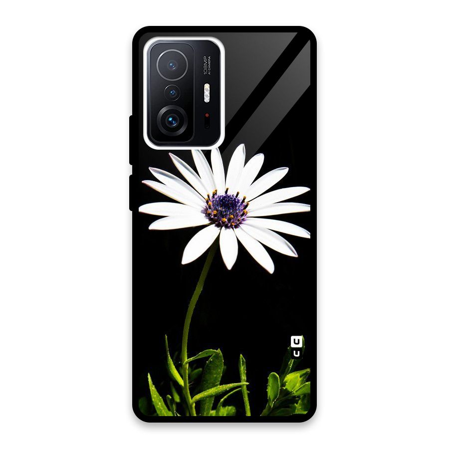 Flower White Spring Glass Back Case for Xiaomi 11T Pro