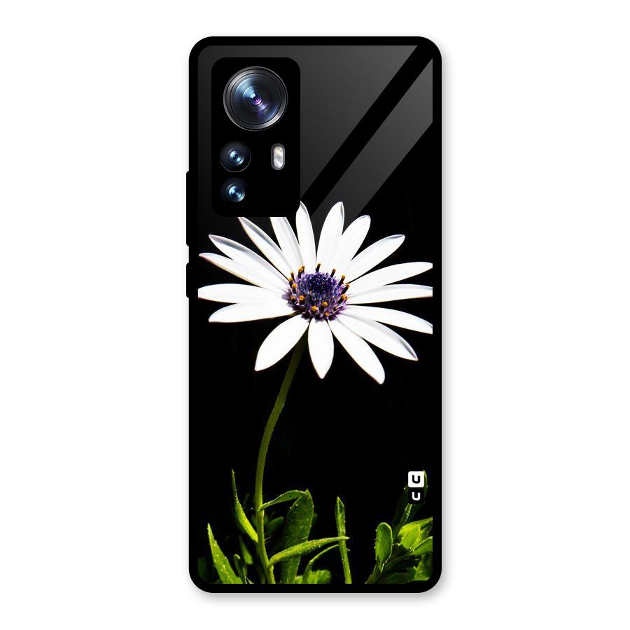 Flower White Spring Glass Back Case for Xiaomi 12 Pro