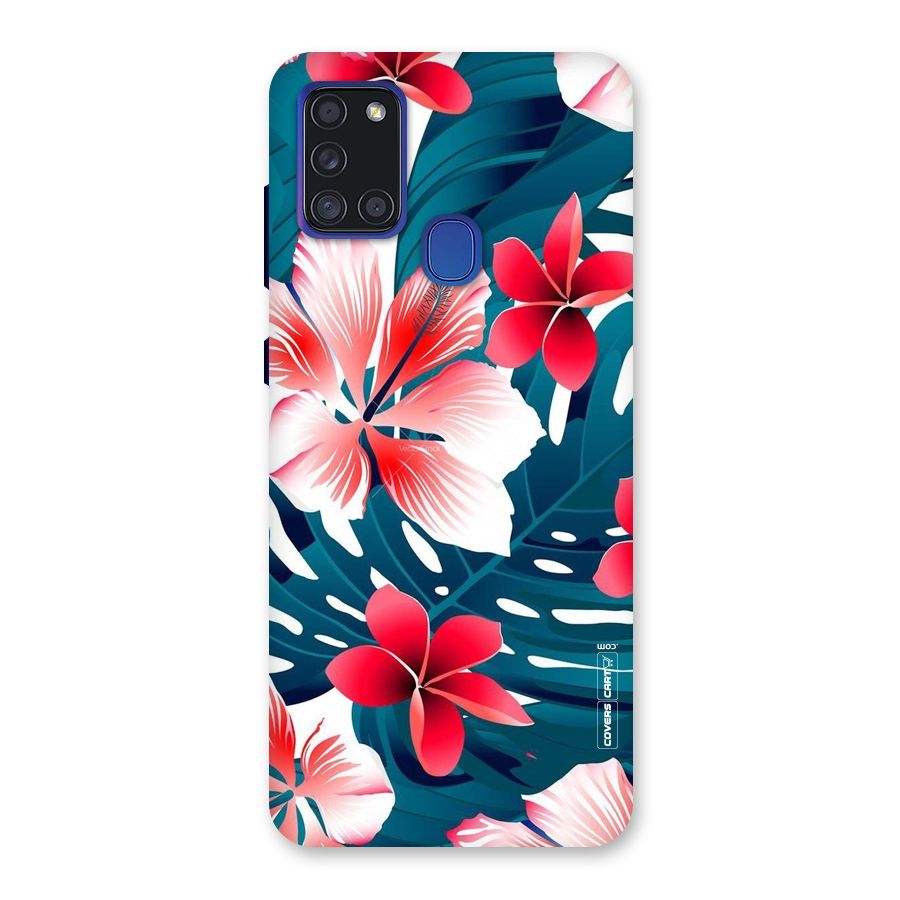 Flower design Back Case for Galaxy A21s