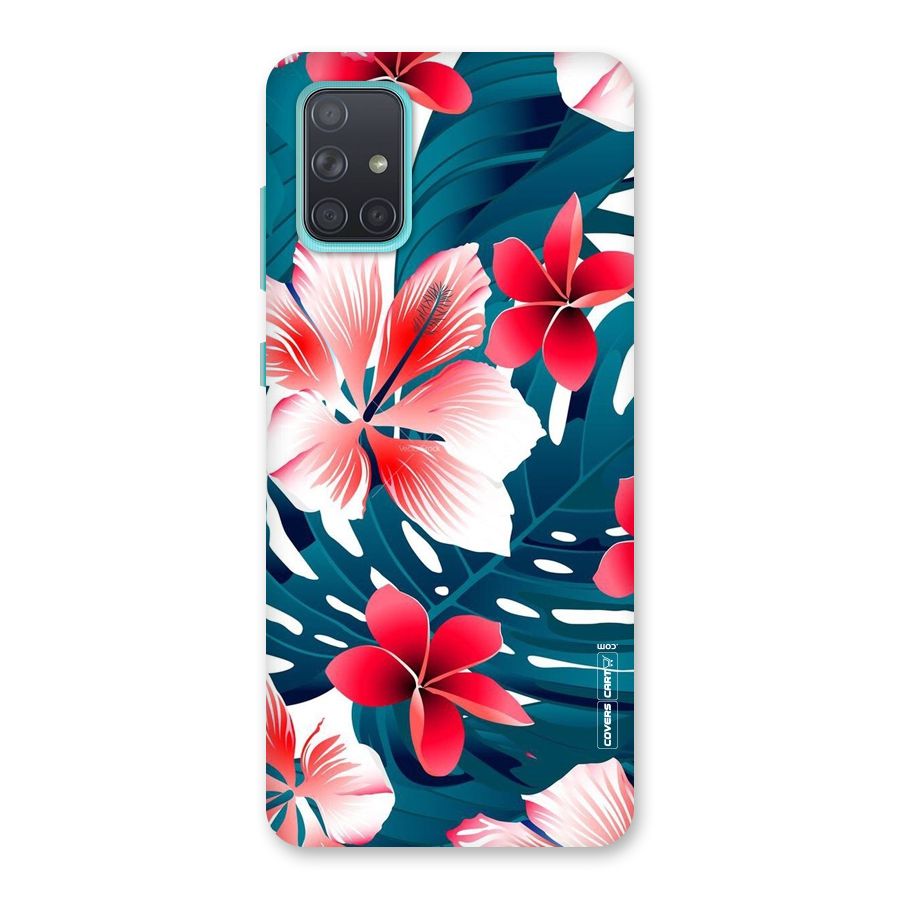 Flower design Back Case for Galaxy A71