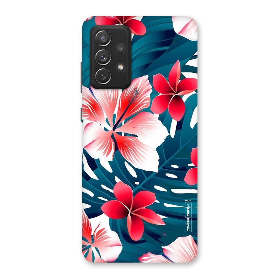 Flower design Back Case for Galaxy A72