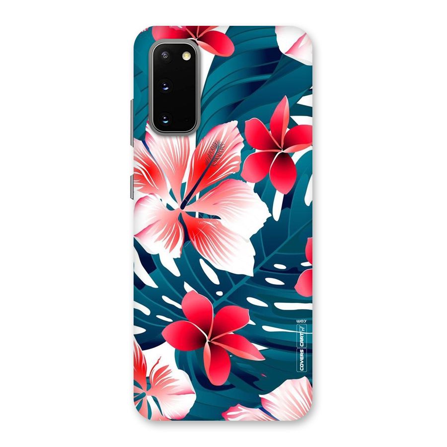 Flower design Back Case for Galaxy S20