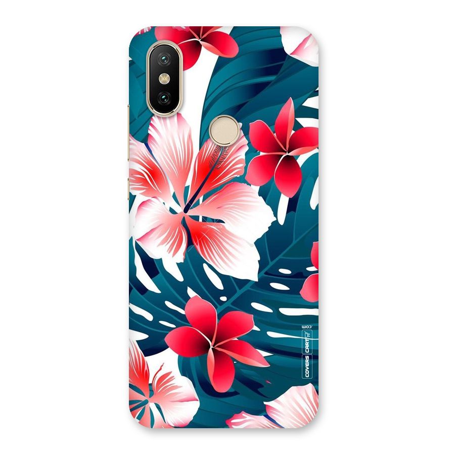 Flower design Back Case for Mi A2