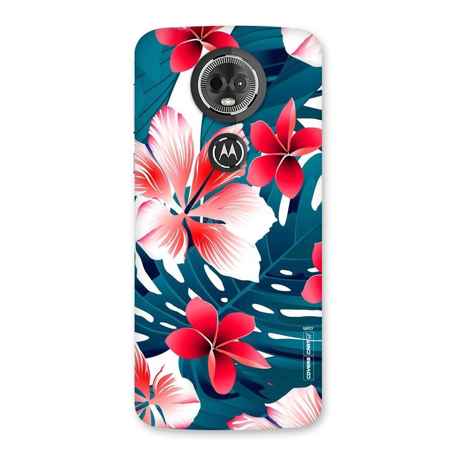 Flower design Back Case for Moto E5 Plus