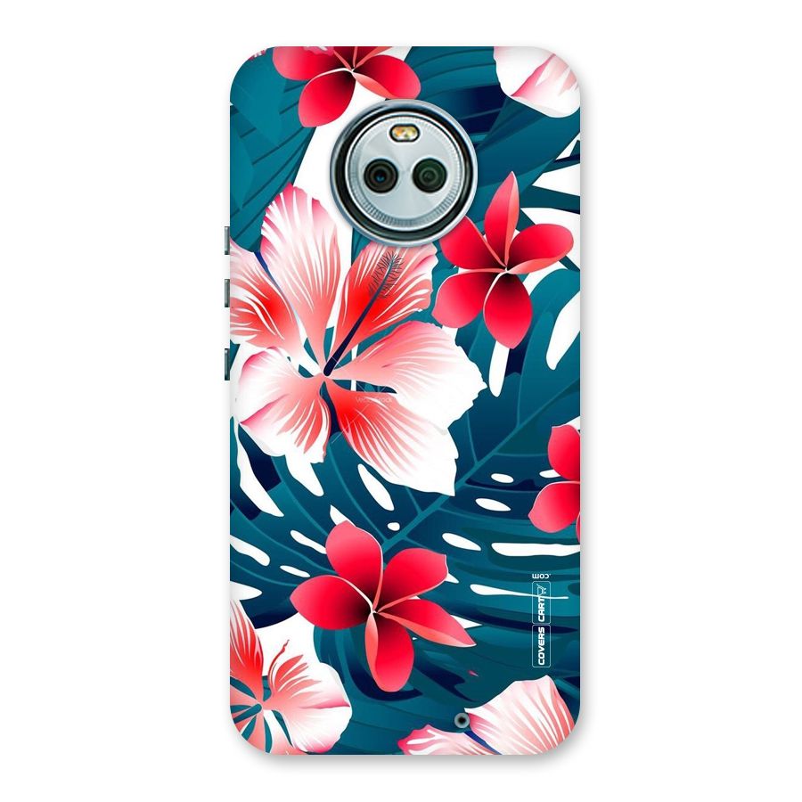 Flower design Back Case for Moto X4