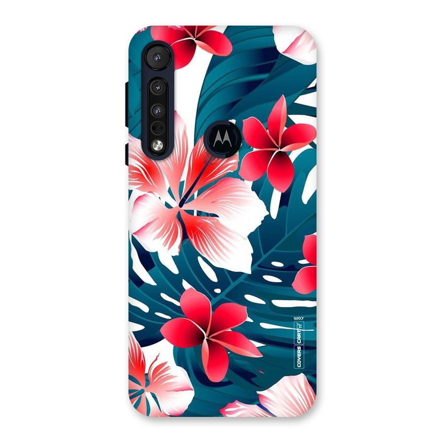 Flower design Back Case for Motorola One Macro