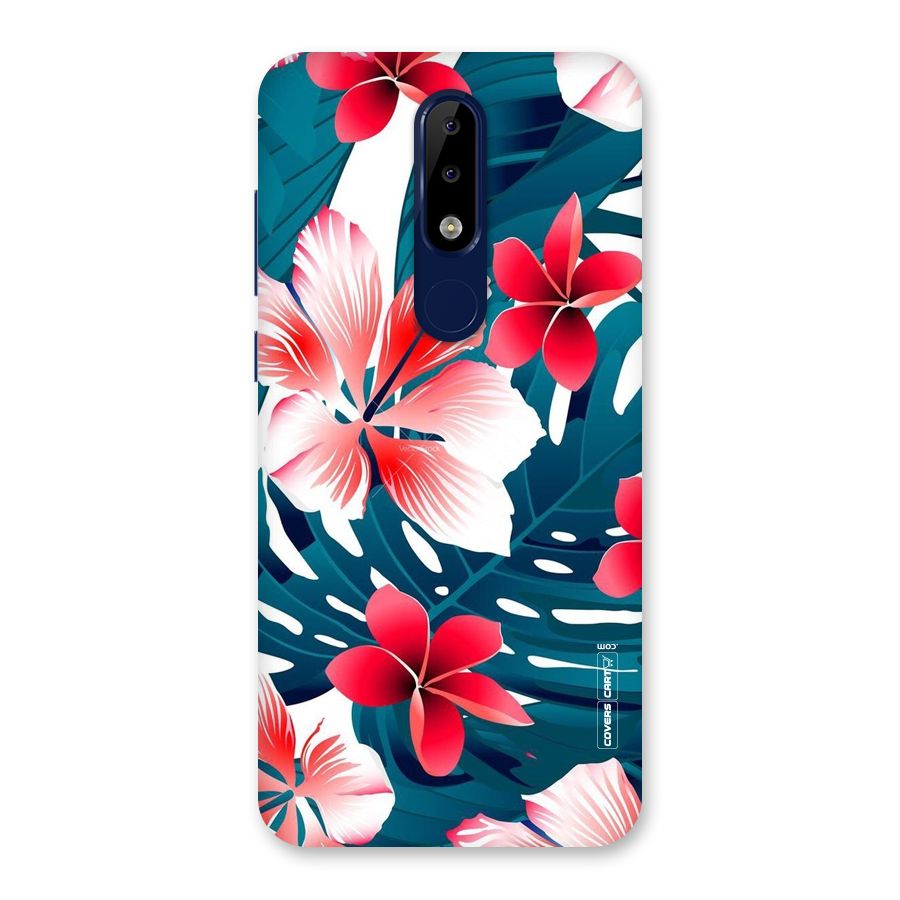 Flower design Back Case for Nokia 5.1 Plus