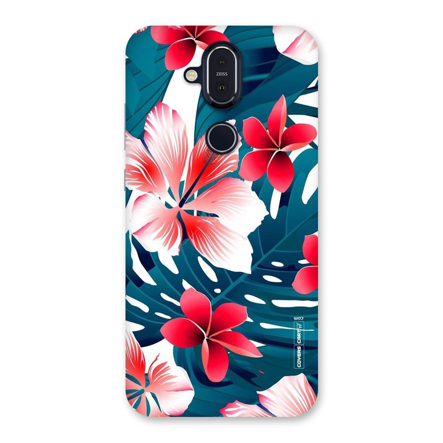 Flower design Back Case for Nokia 8.1